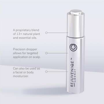 MONAT REJUVENIQE Oil – Multipurpose Hair & Skin Treatment - 13+ Natural Plant and Essential Oils – Hydrates, Strengthens, Reduces Frizz, Boosts Shine, and Provides Intense Hydration – 30ml (1.0 fl oz)