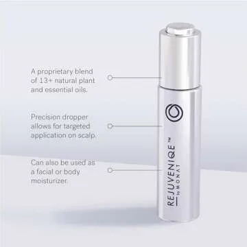 MONAT REJUVENIQE Oil – Multipurpose Hair & Skin Treatment - 13+ Natural Plant and Essential Oils – Hydrates, Strengthens, Reduces Frizz, Boosts Shine, and Provides Intense Hydration – 30ml (1.0 fl oz)
