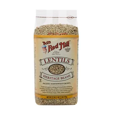 Bob's Red Mill Lentils, 27 oz Pack of 4 - Quality Vegan Nutrition
