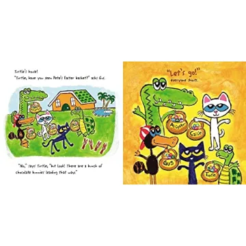 Pete the Cat Easter Book with Poster and Stickers for Kids