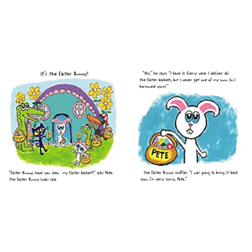 Pete the Cat Easter Book with Poster and Stickers for Kids