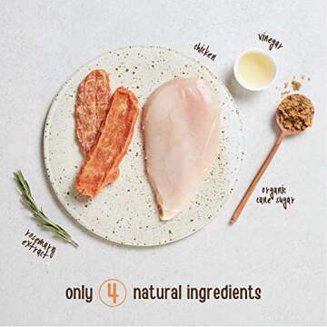 Full Moon Chicken Jerky Healthy All Natural Dog Treats Human Grade Made in USA Grain Free, 1.5 Pound (Pack of 1)