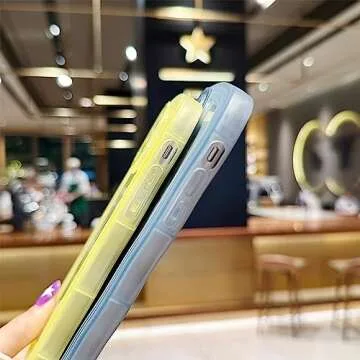 SKYLMW Compatible with iPhone 11 Case 6.1" 2019, Cute Kawaii Curly Wave Frame Shape Soft Silicone Shockproof Protective Phone Cover for Women Girls, Clear/Purple