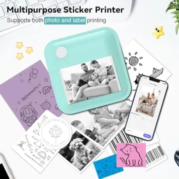 Compact INVISEN Label Maker - Portable Thermal Printer