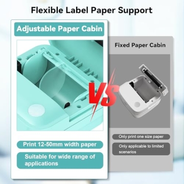 Compact INVISEN Label Maker - Portable Thermal Printer
