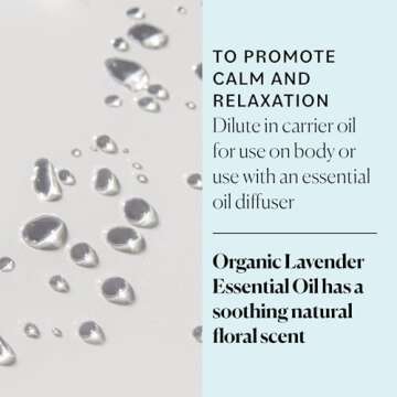 Sky Organics Organic Lavender Essential Oil, 100% Pure and Cold Pressed USDA Certified Organic for Aromatherapy & DIY, 1 Fl Oz.