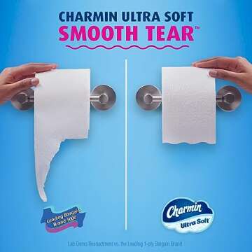 Charmin Ultra Soft Toilet Paper 6 Mega Rolls Comfort