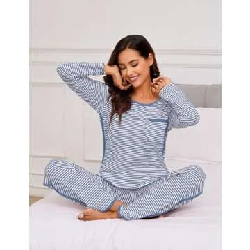 Namatime Women's Comfy Pajama Set with Pockets and Style
