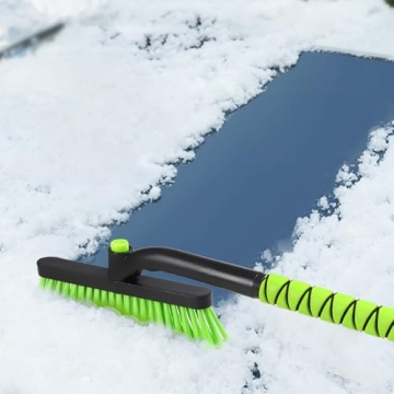 YEECOPON 25" Snow Brush & Ice Scraper for Car Windshield, Detachable Snow Scrapers with Foam Grip for Cars, Trucks, SUVs