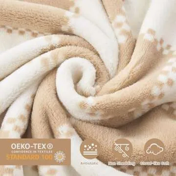 Cozy Bliss Checkered Throw Blanket - Ultra Soft Comfort