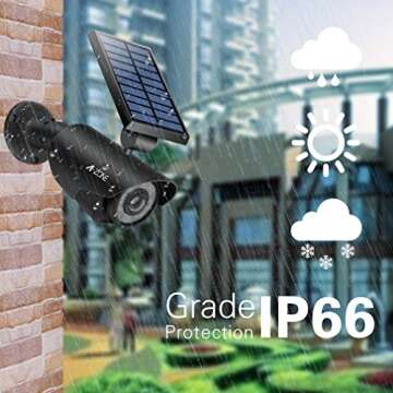 Solar Motion Sensor Light 800 Lumens for Outdoor Use