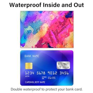 DEEZOMO RFID Blocking Sleeves (10 RFID Blocking Sleeves, 10 Unique Designs) Identity Theft Protectio...