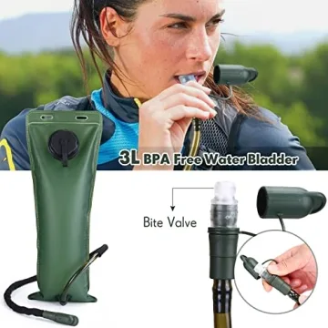 Hydration Pack Backpack with 3L Bladder for Outdoor Adventures