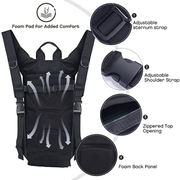 Hydration Pack Backpack with 3L Bladder for Outdoor Adventures