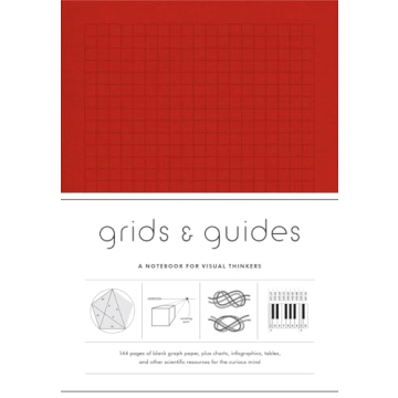 Grids & Guides (Red): A Notebook for Visual Thinkers
