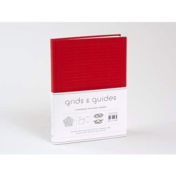 Grids & Guides Red Notebook for Creative Minds