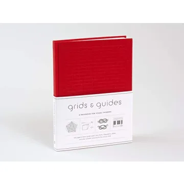 Grids & Guides Red Notebook for Creative Minds