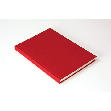 Grids & Guides Red Notebook for Creative Minds