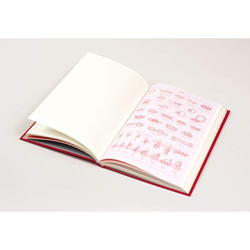 Grids & Guides Red Notebook for Creative Minds