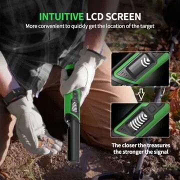 DR.ÖTEK Waterproof Metal Detector Pinpointer with LCD