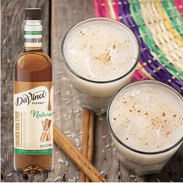 DaVinci Gourmet Naturals Cinnamon Bark Syrup, 25.4 Fluid Ounces (Pack of 1)