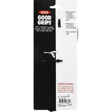 OXO Good Grips Stainless Steel 4-Inch Pizza Cutter and Wheel
