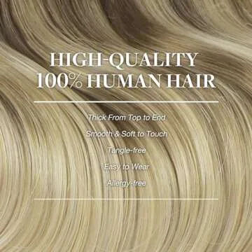 GOO GOO Real Human Hair Clip in Extensions for Women