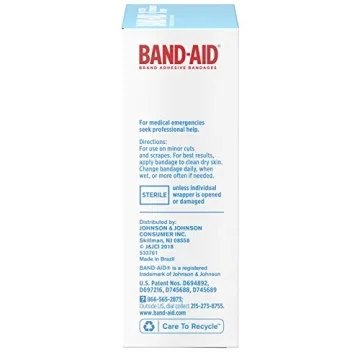 Band-Aid Waterproof Clear Adhesive Bandages, 30 ct