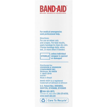 Band-Aid Waterproof Clear Adhesive Bandages, 30 ct