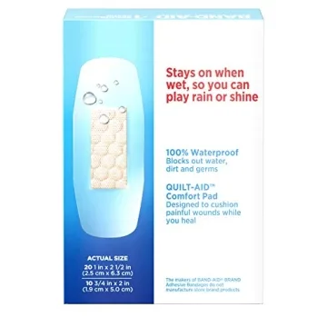 Band-Aid Waterproof Clear Adhesive Bandages, 30 ct
