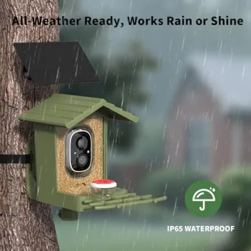 cbeyook Smart Bird Feeder with AI Identification and HD Video