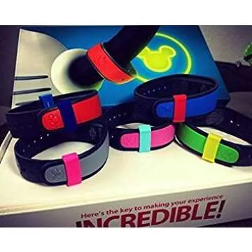 Bitbelt 12 pack (one of every color, 3 that glow in the dark!) Protect your Fitbit Charge, Fitbit Charge HR, Garmin Vivofit, or Disney MagicBand We invented the secondary safety clasp.