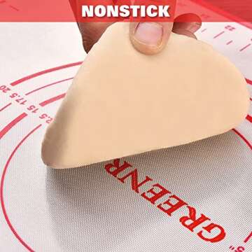 Extra Large Non-Stick Pastry Mat for Easy Baking