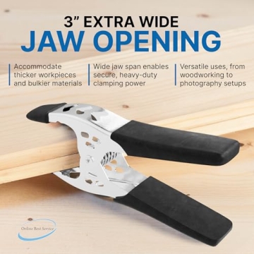 Heavy Duty 6" Spring Clamp Set - Perfect for All Projects