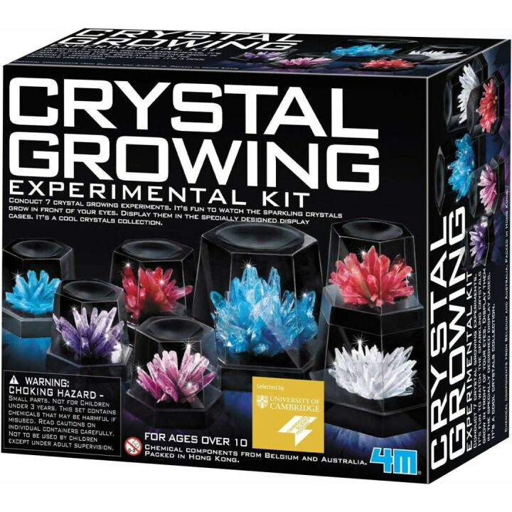 Learn with 4M Crystal Growing STEM Kit for Kids