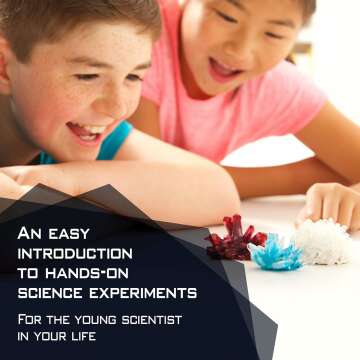 Learn with 4M Crystal Growing STEM Kit for Kids