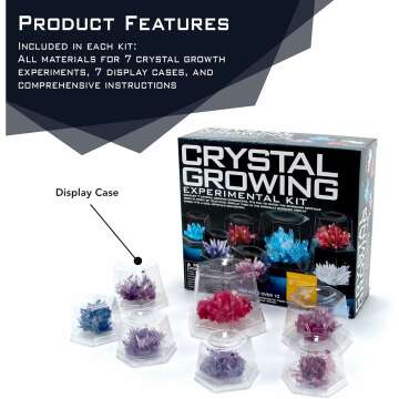 Learn with 4M Crystal Growing STEM Kit for Kids