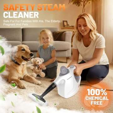 Multi-Surface Handheld Pressurized Steam Cleaner