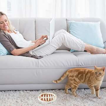 Maitys Cat Slow Feeder Bowl for Healthy Eating Solutions