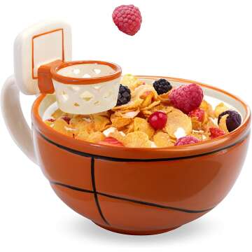 Ceramic Mug with Hoop | 16OZ for Coaches & Sports