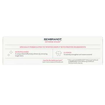 REMBRANDT Whitening Toothpaste for Whiter Teeth in Days