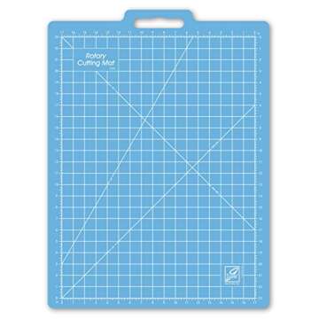 June Tailor 17" x 23" Grid - Rotary Cutting Mat, Yard, Blue
