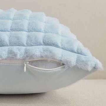 FUTEI Light Blue Decorative Pillow Covers - Set of 2