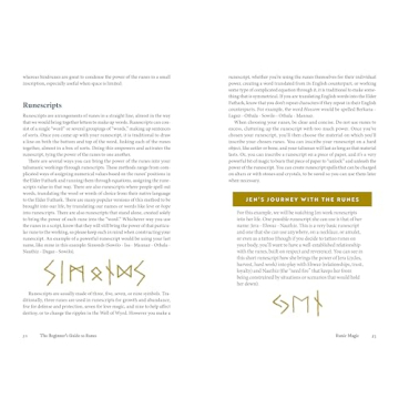 Beginner's Guide to Runes for Divination and Magic