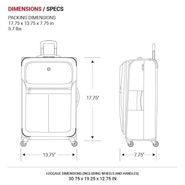 SwissGear 4010 18-Inch Softside Carry-On Luggage