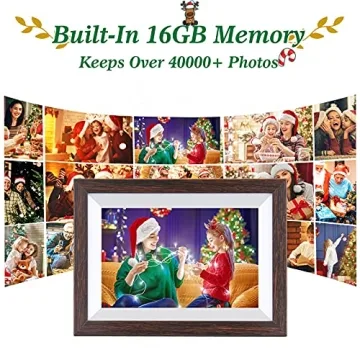 10.1 Inch Digital Picture Frame with WiFi for Easy Sharing