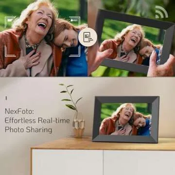 NexFoto Digital Picture Frame 32GB WiFi, Digital Photo Frame 1280x800 IPS Touch Screen, Motion Senso...
