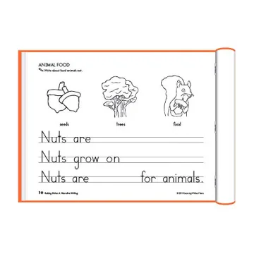 Learning Without Tears Building Writers, Student Edition- Grade K, Writing Skills in Narrative, Information, Opinion Style, Writing Fluency- Independent Writing or Whole Class- For School and Home Use