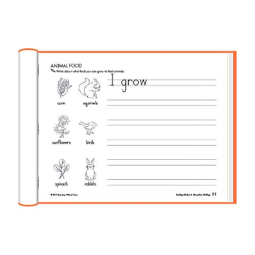 Learning Without Tears Building Writers, Student Edition- Grade K, Writing Skills in Narrative, Information, Opinion Style, Writing Fluency- Independent Writing or Whole Class- For School and Home Use
