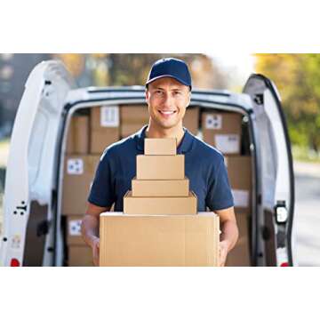 Eupako 9x6x2 Shipping Boxes - 25 Pack Durable Mailers